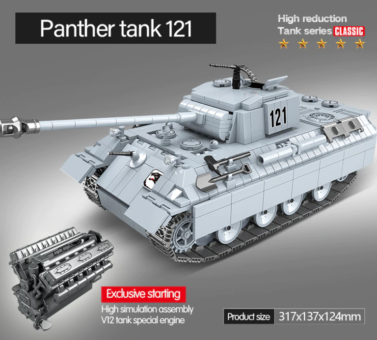 Quan Guan Lego Panther Tank Review - Shark Munch